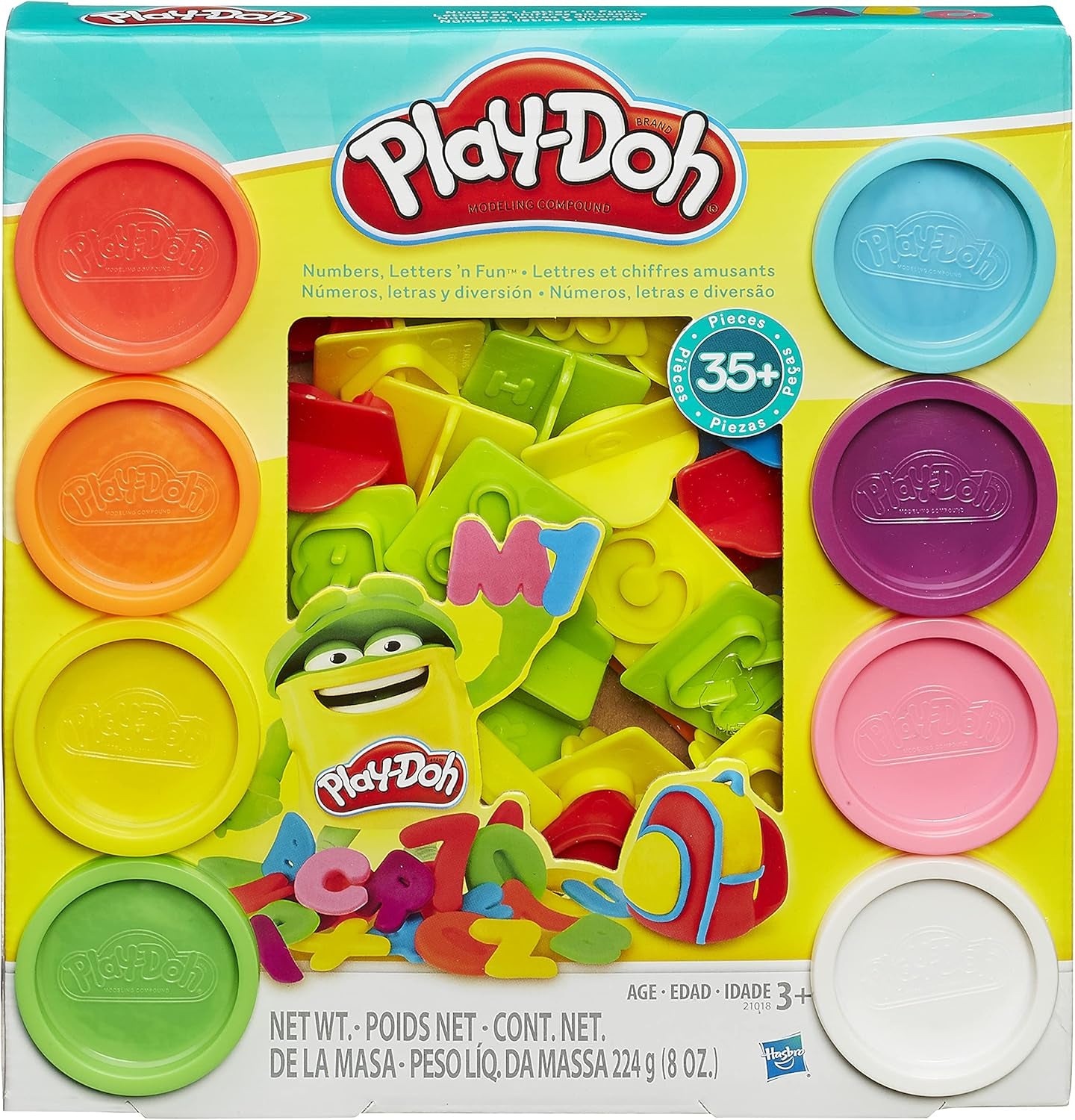 Play Doh Numbers,Letters' N Fun 35 Pieces