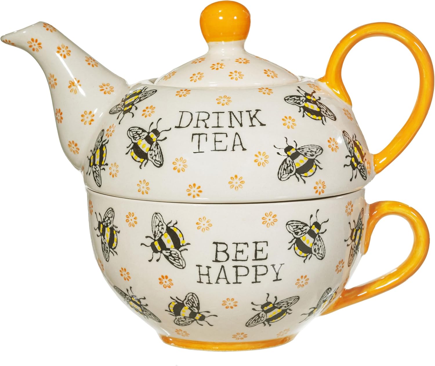 Sass & Belle Busy Bees Teapot for One