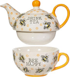 Sass & Belle Busy Bees Teapot for One