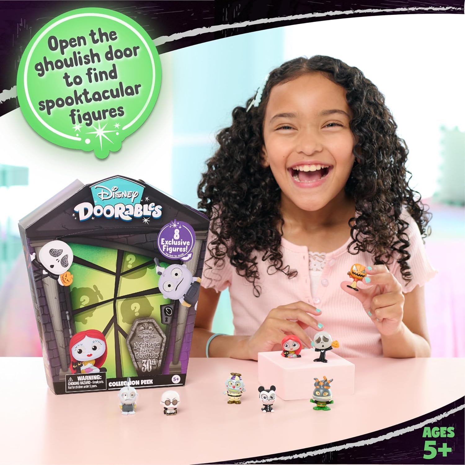 Just Play Disney Doorables NEW Tim Burton’s The Nightmare Before Christmas Collector Pack