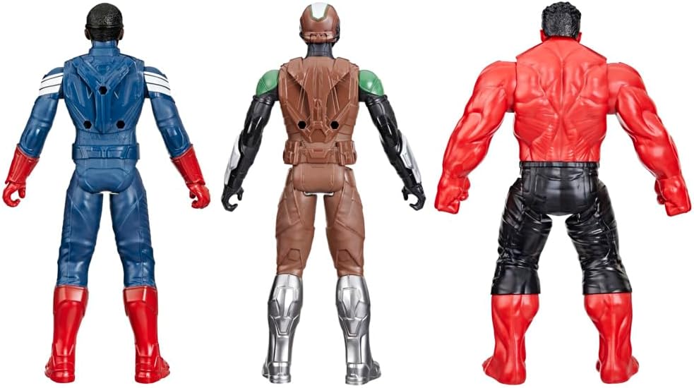 Hasbro Marvel Avengers Captain America Brave New World Titan Hero Series Action Figure Set