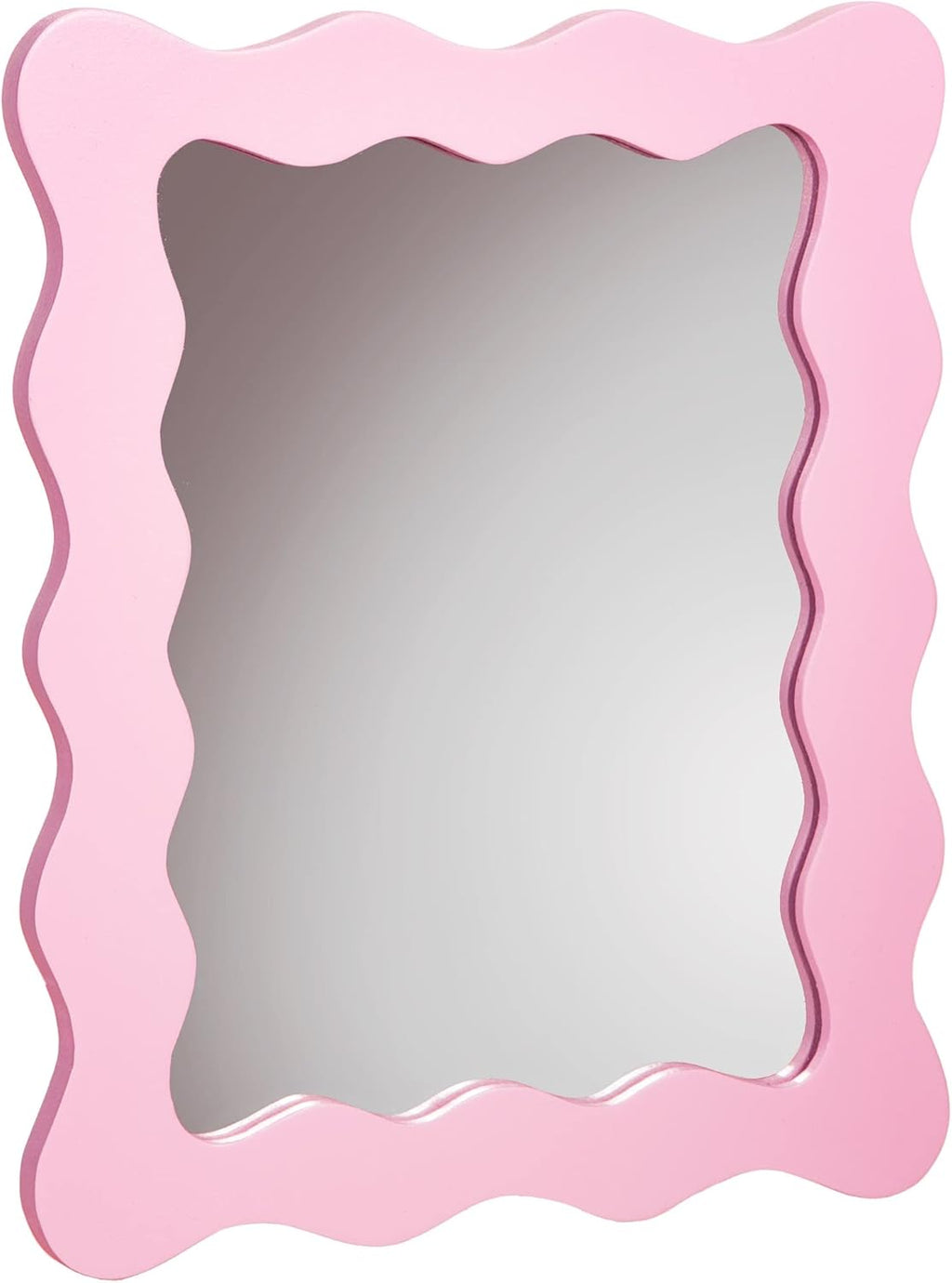 Sass & Belle Wiggle Border Mirror Pink