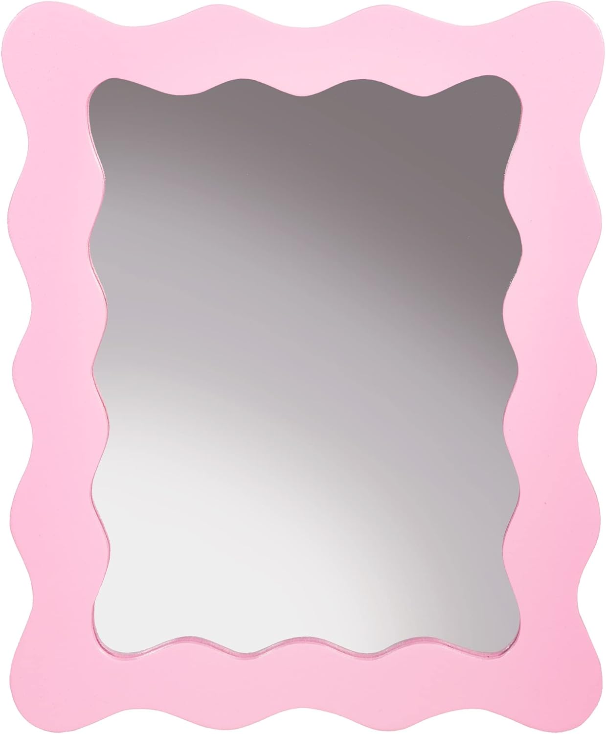 Sass & Belle Wiggle Border Mirror Pink