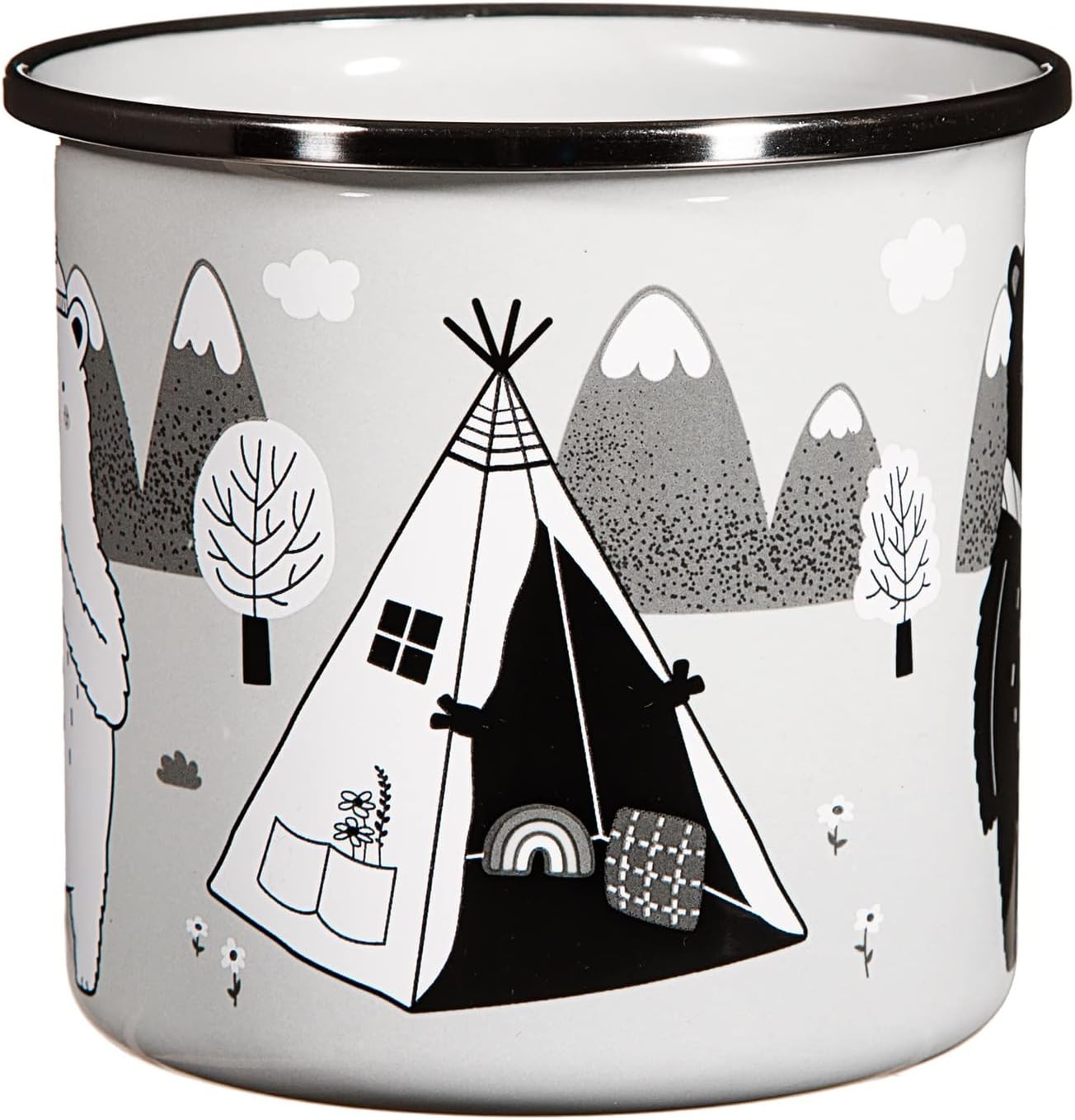 Sass & Belle Bear Adventure Enamel Mug