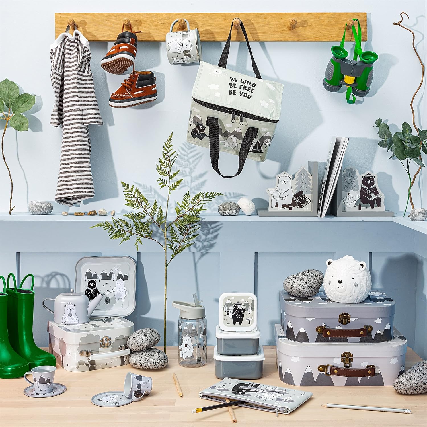 Sass & Belle Bear Adventure Enamel Mug