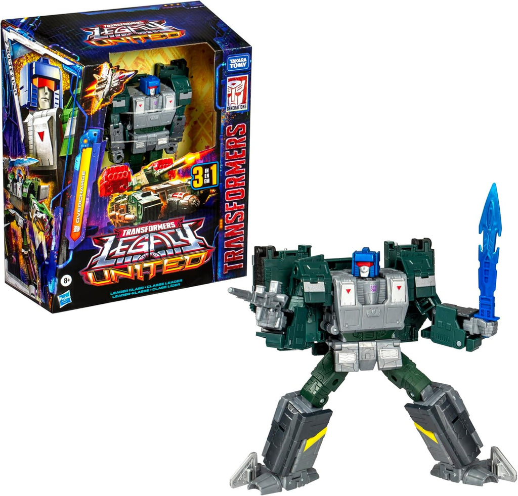 Hasbro Transformers Legacy United Leader Class Overcharge Action Figure