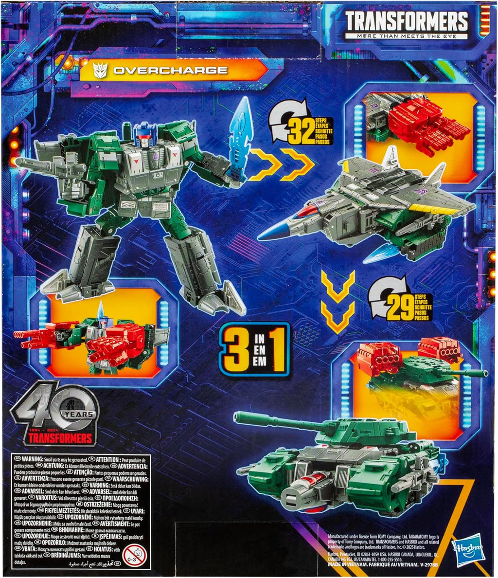 Hasbro Transformers Legacy United Leader Class Overcharge Action Figure