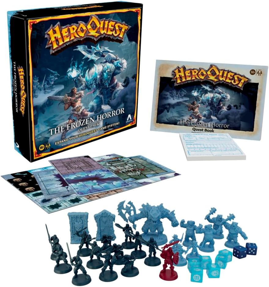 Avalon Hill HeroQuest The Frozen Horror Quest Pack for Ages 14 and Up, Requires Hero Quest Game