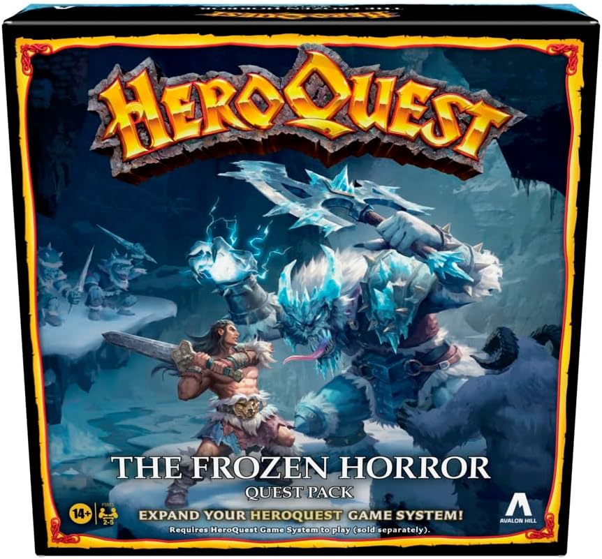 Avalon Hill HeroQuest The Frozen Horror Quest Pack for Ages 14 and Up, Requires Hero Quest Game