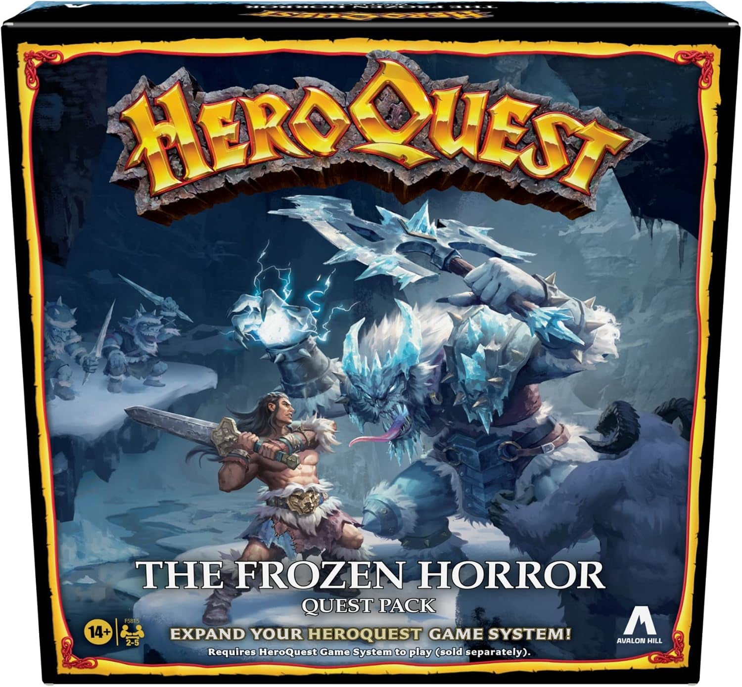 Avalon Hill HeroQuest The Frozen Horror Quest Pack for Ages 14 and Up, Requires Hero Quest Game