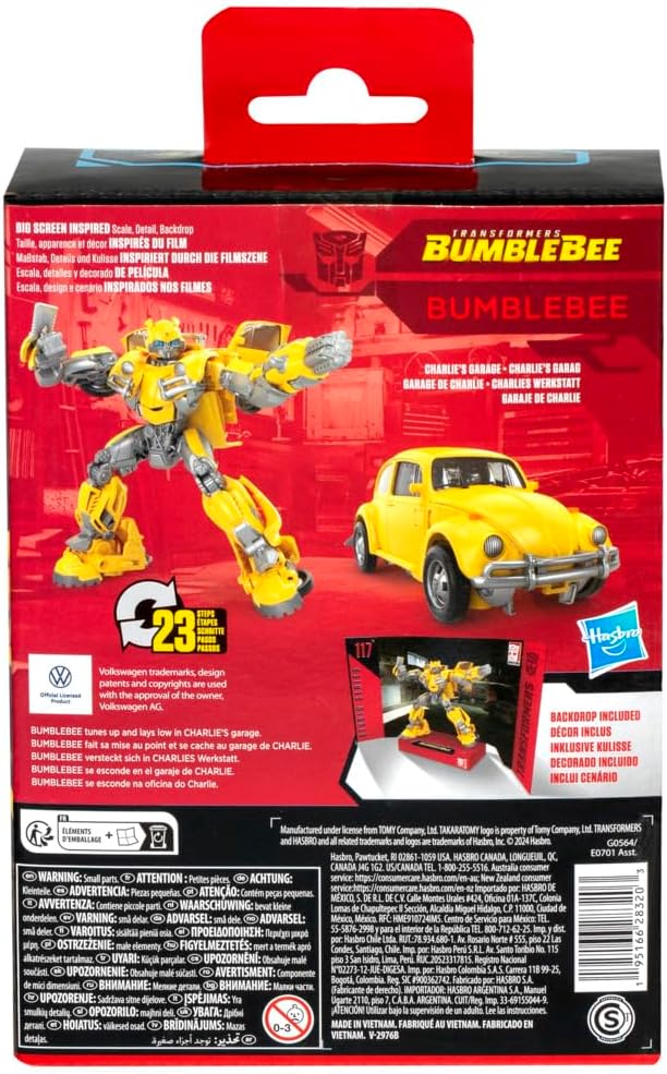 Hasbro Transformers Studio Series Deluxe Class Bumblebee 117 Action Figure