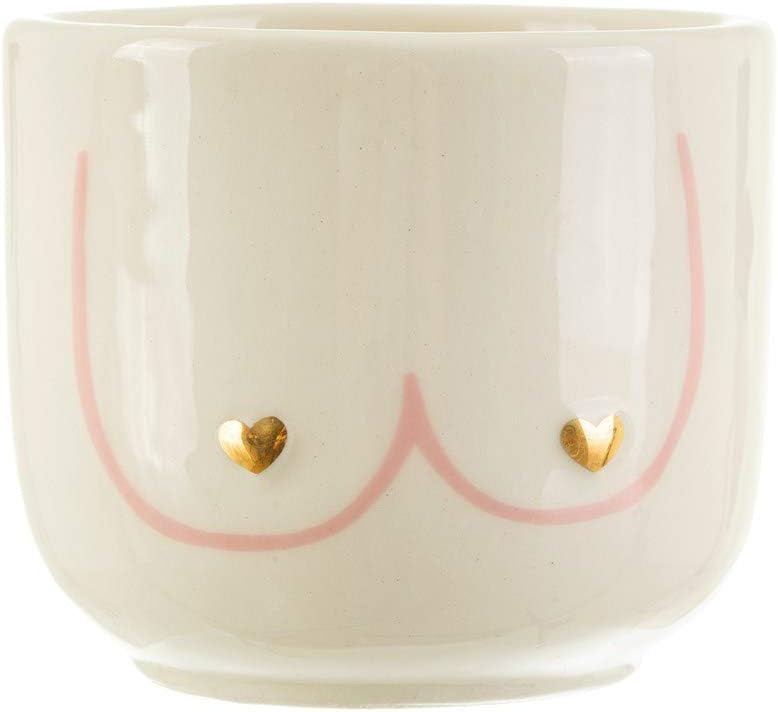 Sass & Belle Mini Girl Power Boobies Planter