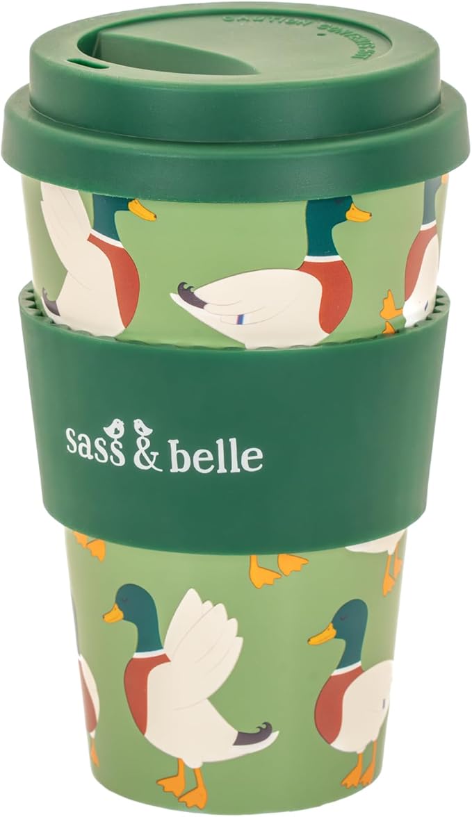 Sass & Belle Mallard Duck Travel Coffee Cup