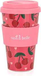 Sass & Belle Cherry Travel Coffee Cup