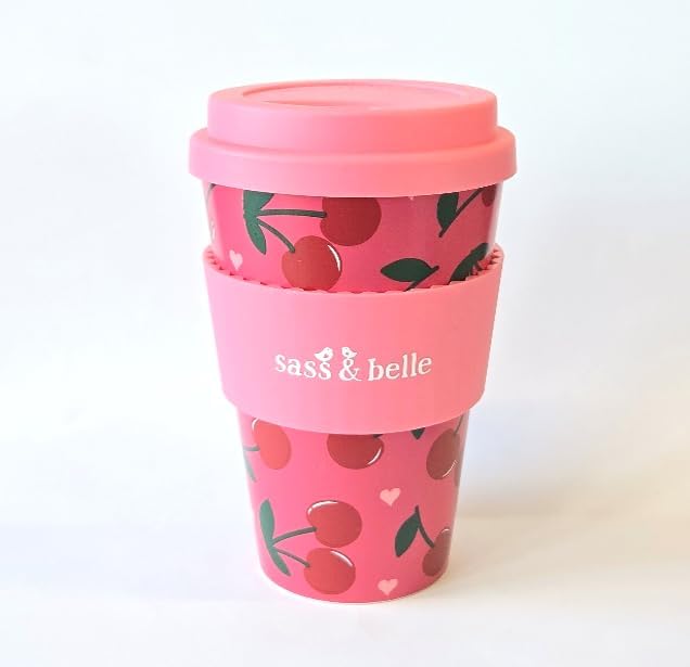 Sass & Belle Cherry Travel Coffee Cup