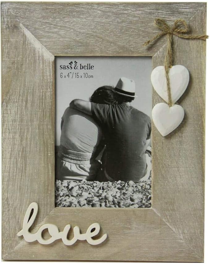 Sass & Belle Ashley Farmhouse Love Standing Photo Frame