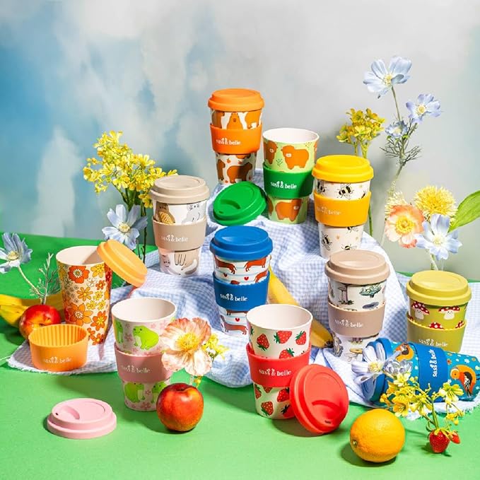 Sass & Belle Birds Travel Coffee Cup