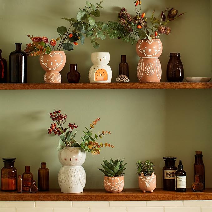 Sass & Belle Mini Woodland Fox Terracotta Planter