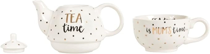 Sass & Belle Mum Time Teapot for One
