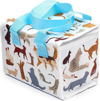 Puckator RPET Cool Bag Lunch Bag Feline Fine Cat Themed