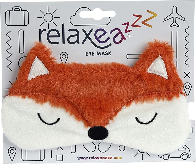 Puckator Relaxeazzz Plush Fox Eye Mask