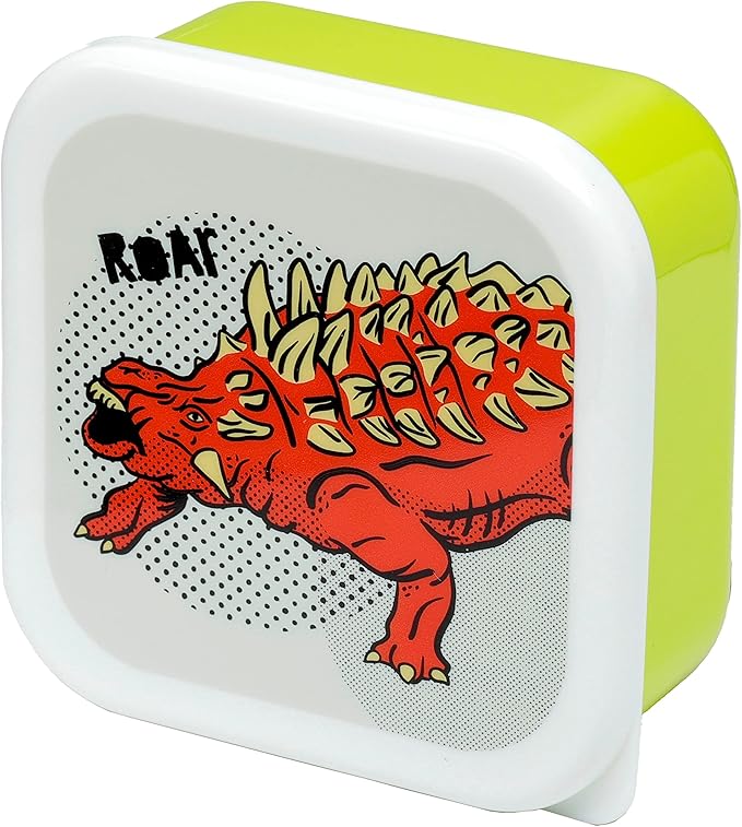 Puckator Dinosaur Set of 3 Lunch Boxes