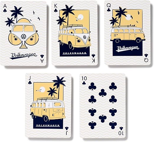 Puckator Explore More Volkswagen VW T1 Camper Bus Standard Playing Card Deck