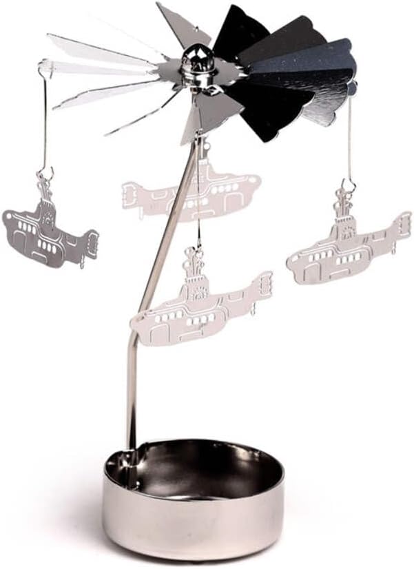Puckator The Beatles Yellow Submarine Carousel Spinning Tea Light Candle Holder