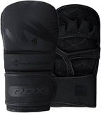 RDX Grappling Gloves Shooter T-15 Matte Black-XL