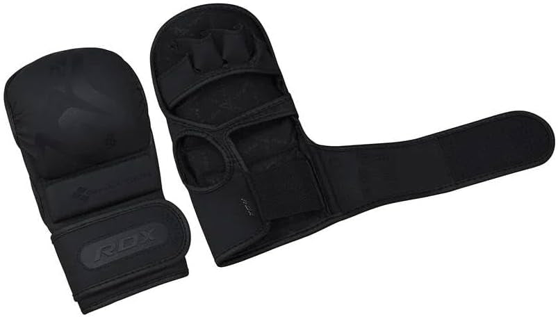 RDX Grappling Gloves Shooter T-15 Matte Black-XL