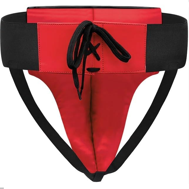 RDX Groin Guard Aura Plus T17 Red Black Large