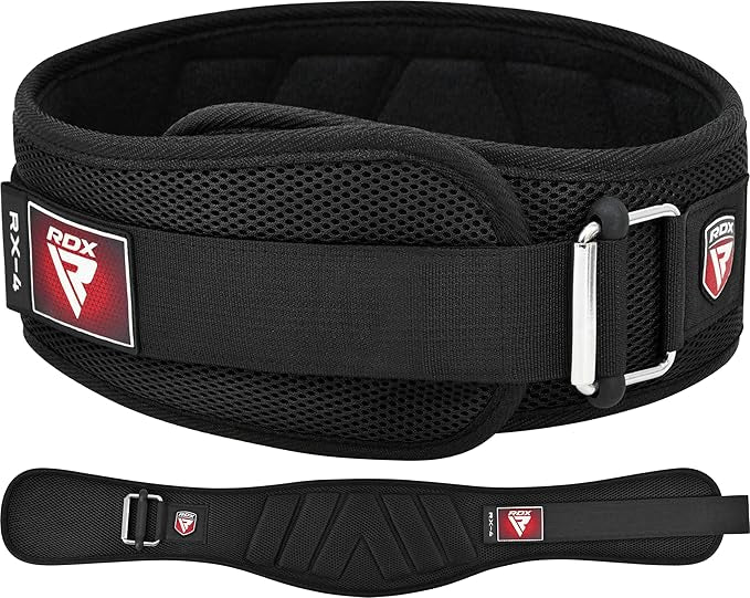 RDX Weight Lifting Belt Eva Curve RX4 Black-XL