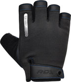 RDX Weight Lifting Gloves Full Palm Protection with Wrist Wrap Blue- S