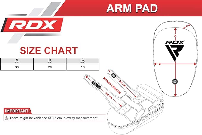 RDX Thai Pads black/white