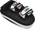 RDX Thai Pads - Maya Hide Leather, Tri-Layer Padding (Black/White)