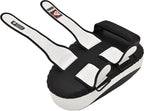 RDX Thai Pads - Maya Hide Leather, Tri-Layer Padding (Black/White)