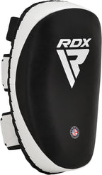 RDX Thai Pads - Maya Hide Leather, Tri-Layer Padding (Black/White)