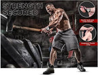 RDX WR11 Gym Wrist Wraps - Heavy-Duty Cotton, Extra-Wide, One Size (Black/Red)