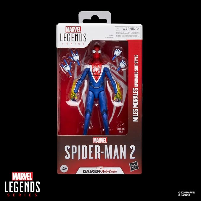 Hasbro Spider-Man Marvel Legends Series Gamerverse Miles Morales Upgraded Suit Style Action Figure