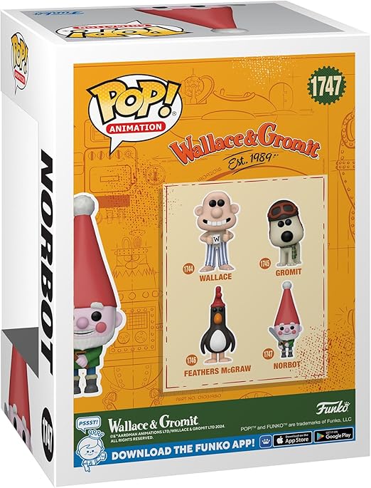 Funko POP! Movies: Wallace & Gromit - Norbot #1747