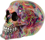 Puckator Rainbow Marble Effect Skull Ornament