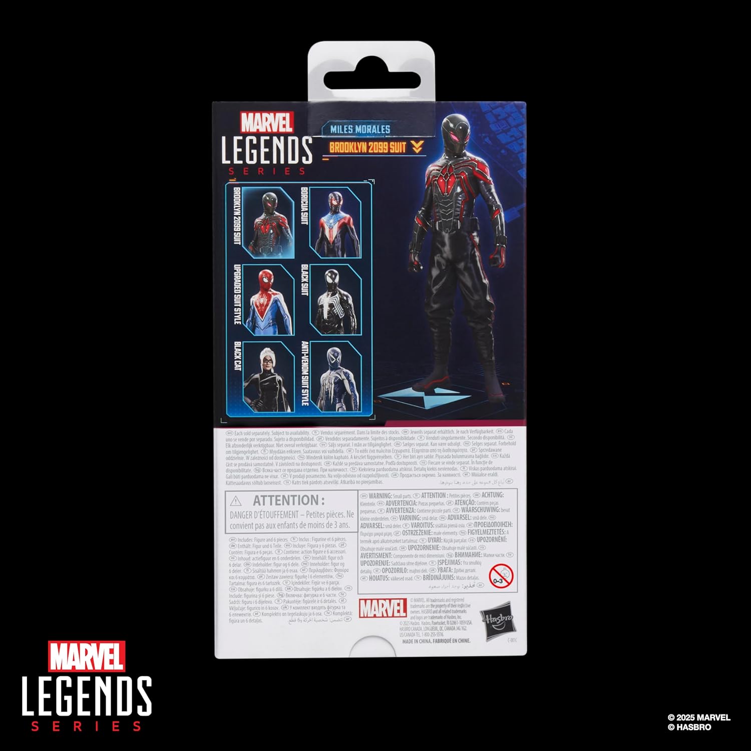 Hasbro Spider-Man Marvel Legends Series Gamerverse Miles Morales Brooklyn 2099 Suit Action Figure