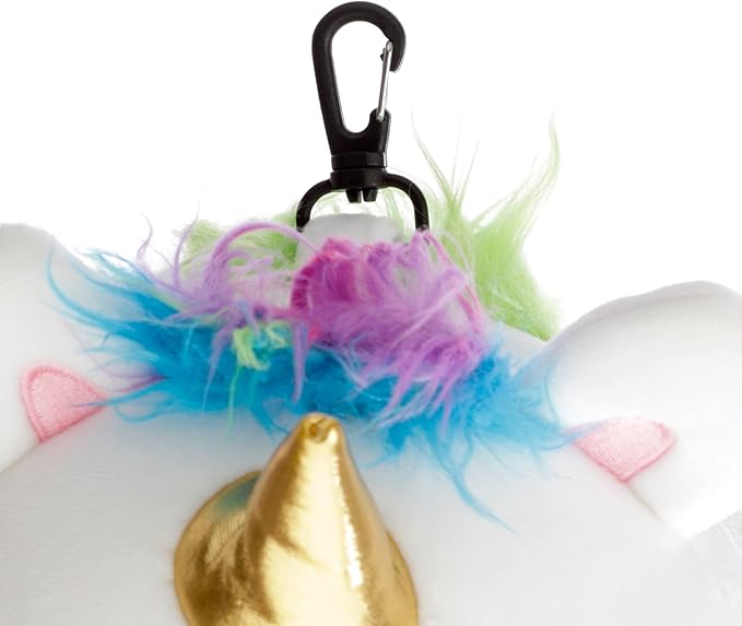 Puckator Relaxeazzz Unicorn Round Plush Travel Pillow & Eye Mask