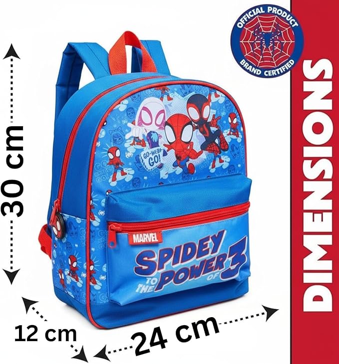 William Lamb Marvel Spidey and His Amazing Friends Kids Backpack Spidey Power of 3