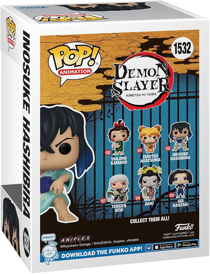 Funko POP! Animation: Demon Slayer - Inosuke Hashibira - (Kimono) #1532