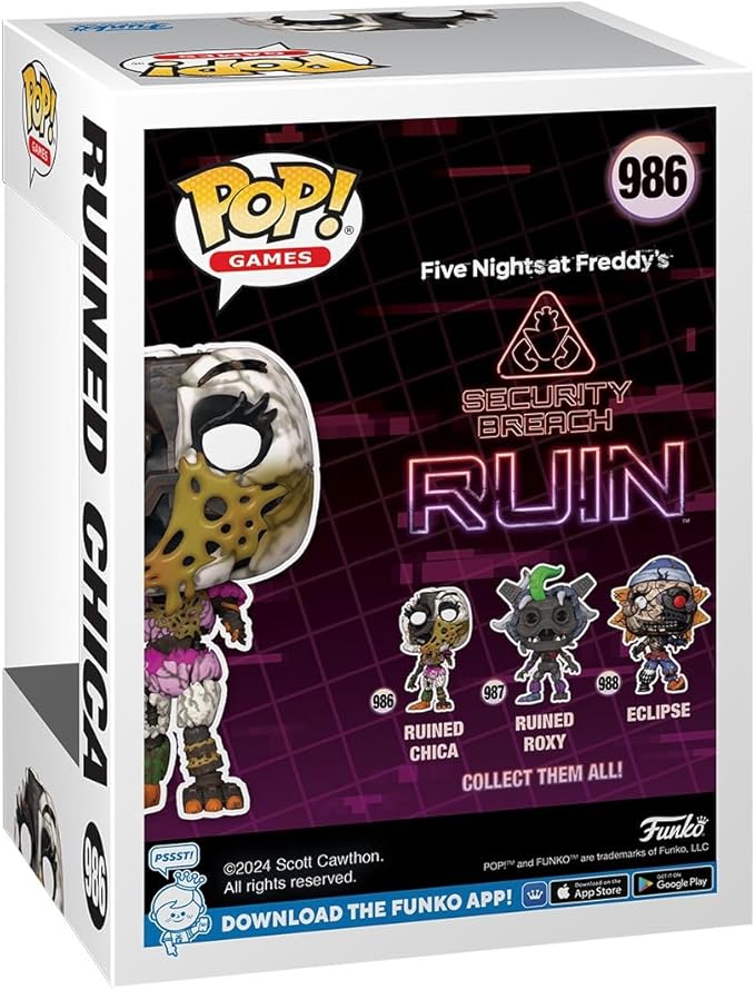 Funko Pop! Games: Five Nights At Freddy's: RUIN - Chica the Chicken #968