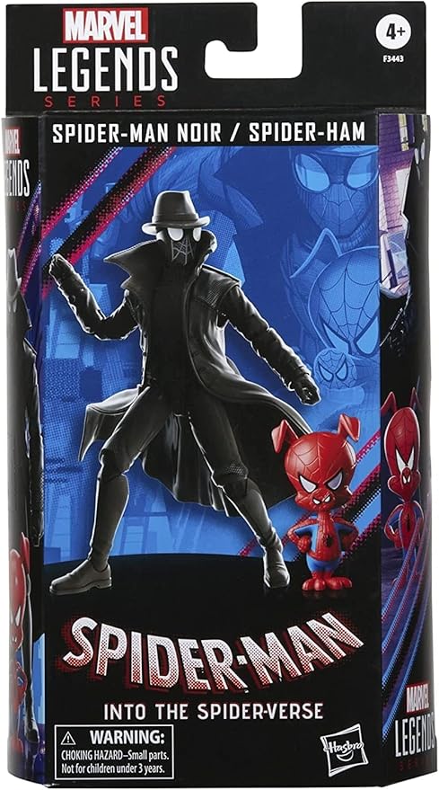 Hasbro Spider-man Marvel Legends Series 60th Anniversary Noir and Spider-Ham 15 cm Action Figures