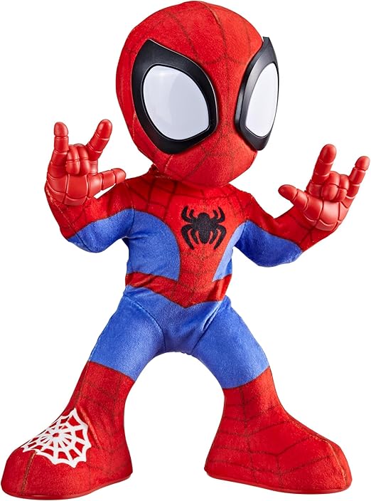 Spidey and his Amazing Friends Marvel Dance 'N Crawl Spidey Interactive Plush Toy with Sounds