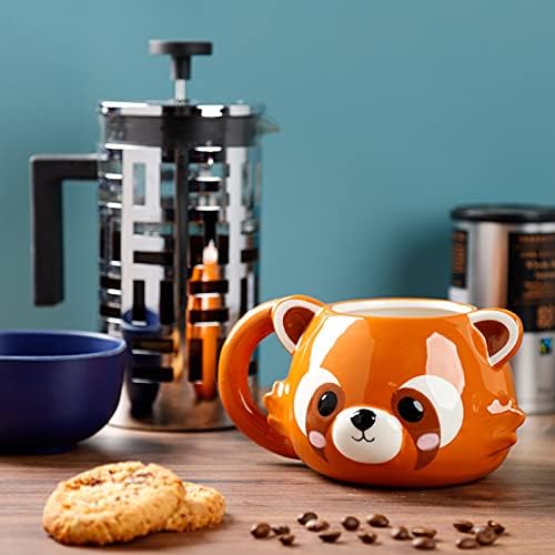 Puckator Adoramals Red Panda Head Ceramic Shaped Mug