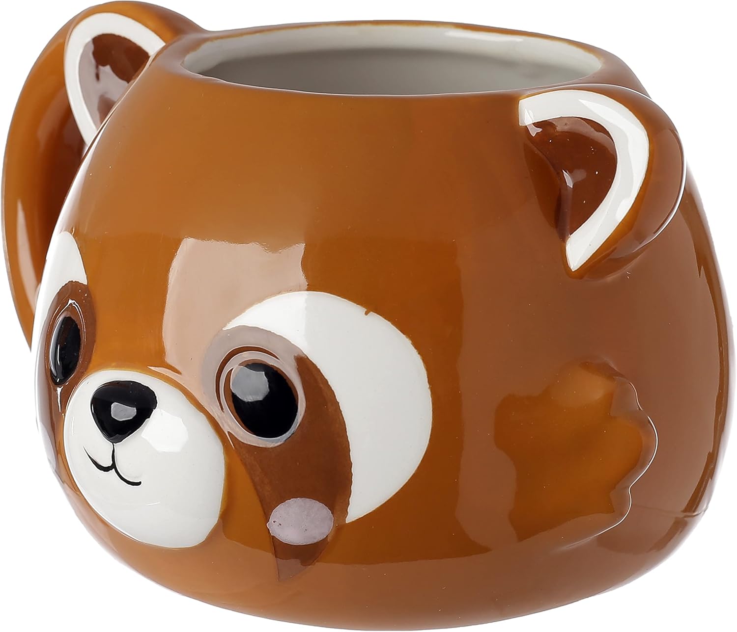 Puckator Adoramals Red Panda Head Ceramic Shaped Mug